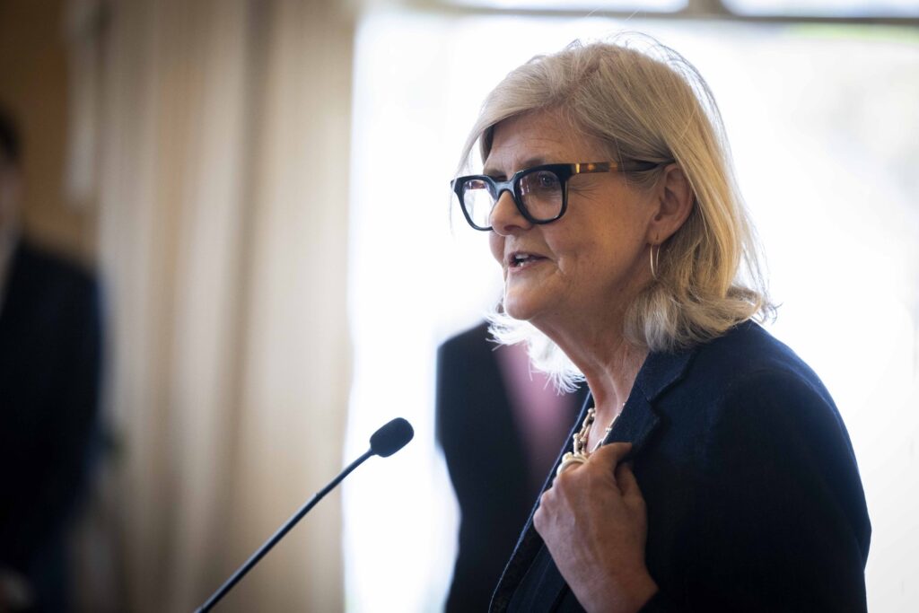 The Governor-General of Australia gives a speech at Admiralty House in 2024 for National Survivors' Day.